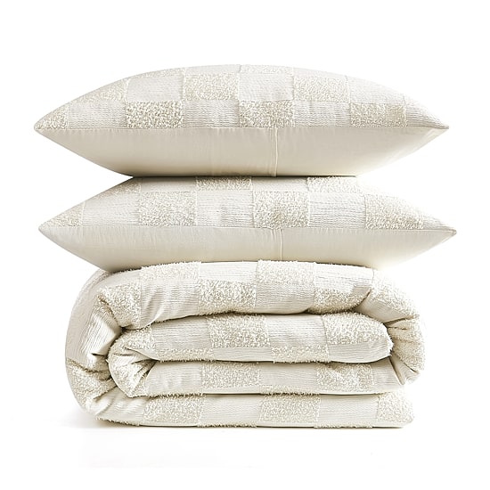 Truly Soft Textured Checkered 2-pc. Comforter Set