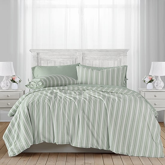 The Farmhouse By Rachel Ashwell Wide Ticking Stripe 3-pc. Duvet Cover Set