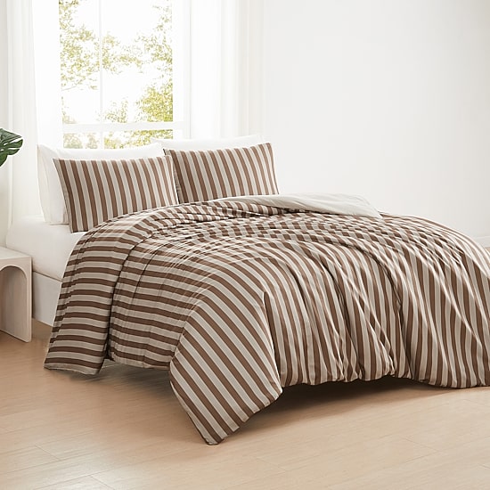 Truly Soft Weston Stripe Duvet Cover Set