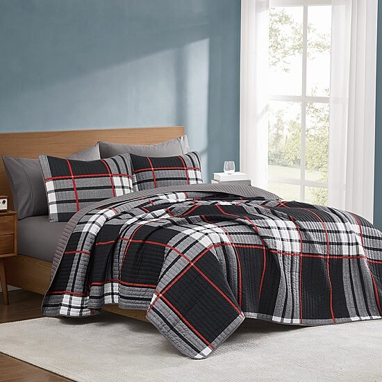 Truly Soft Truly Soft Danbury Plaid Quilt Set