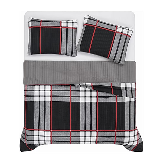 Truly Soft Truly Soft Danbury Plaid Quilt Set