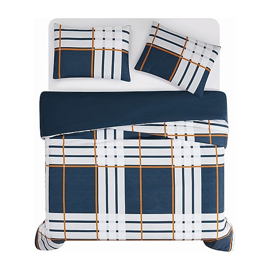 Truly Soft Henry Plaid Duvet Cover Set
