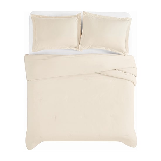 Brooklyn Loom Essential Washed Cotton Comforter Set