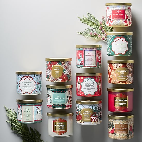 Distant Lands Winterberry 3-Wick Scented Jar Candle