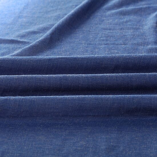 Exclusive Fabrics & Furnishing Faux Linen Rod Pocket Sheer Single Curtain Panel