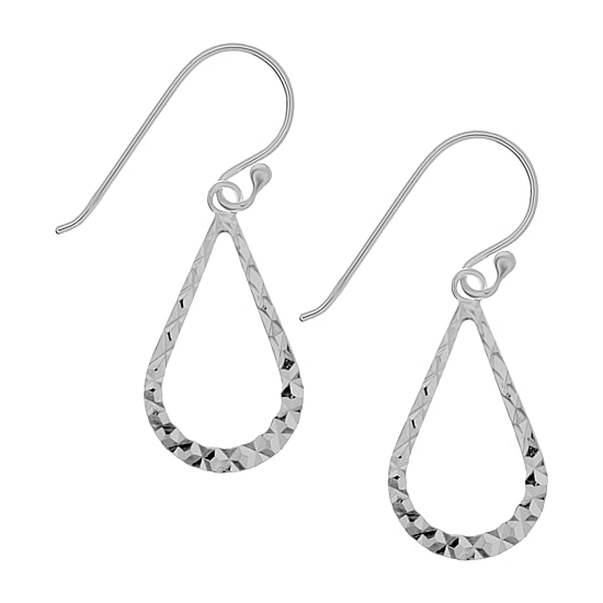 Silver Treasures Sterling Silver Drop Earrings