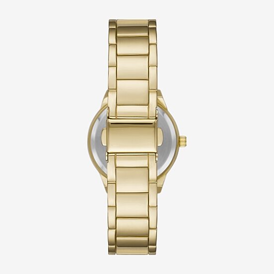 Ladies Sets Womens Crystal Accent Gold Tone 4-pc. Watch Boxed Set Fmdjset312