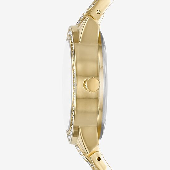 Ladies Sets Womens Crystal Accent Gold Tone 4-pc. Watch Boxed Set Fmdjset312