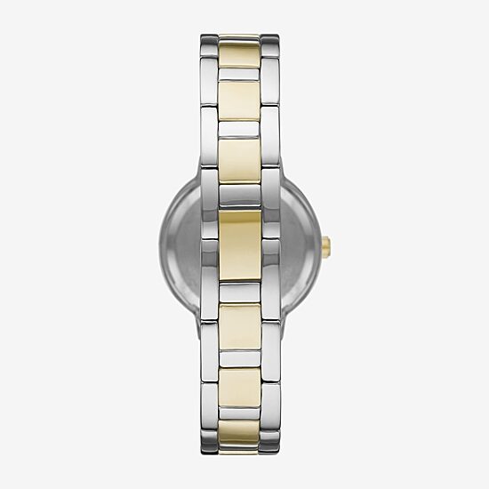 Ladies Sets Womens Crystal Accent Two Tone 4-pc. Watch Boxed Set Fmdjset316