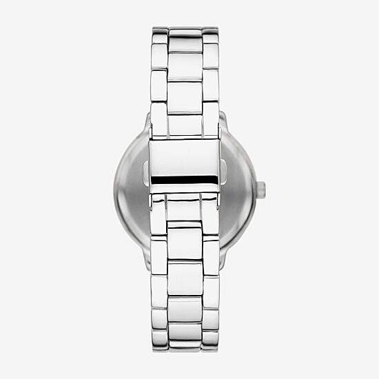 Ladies Sets Womens Crystal Accent Silver Tone 4-pc. Watch Boxed Set Fmdjset317