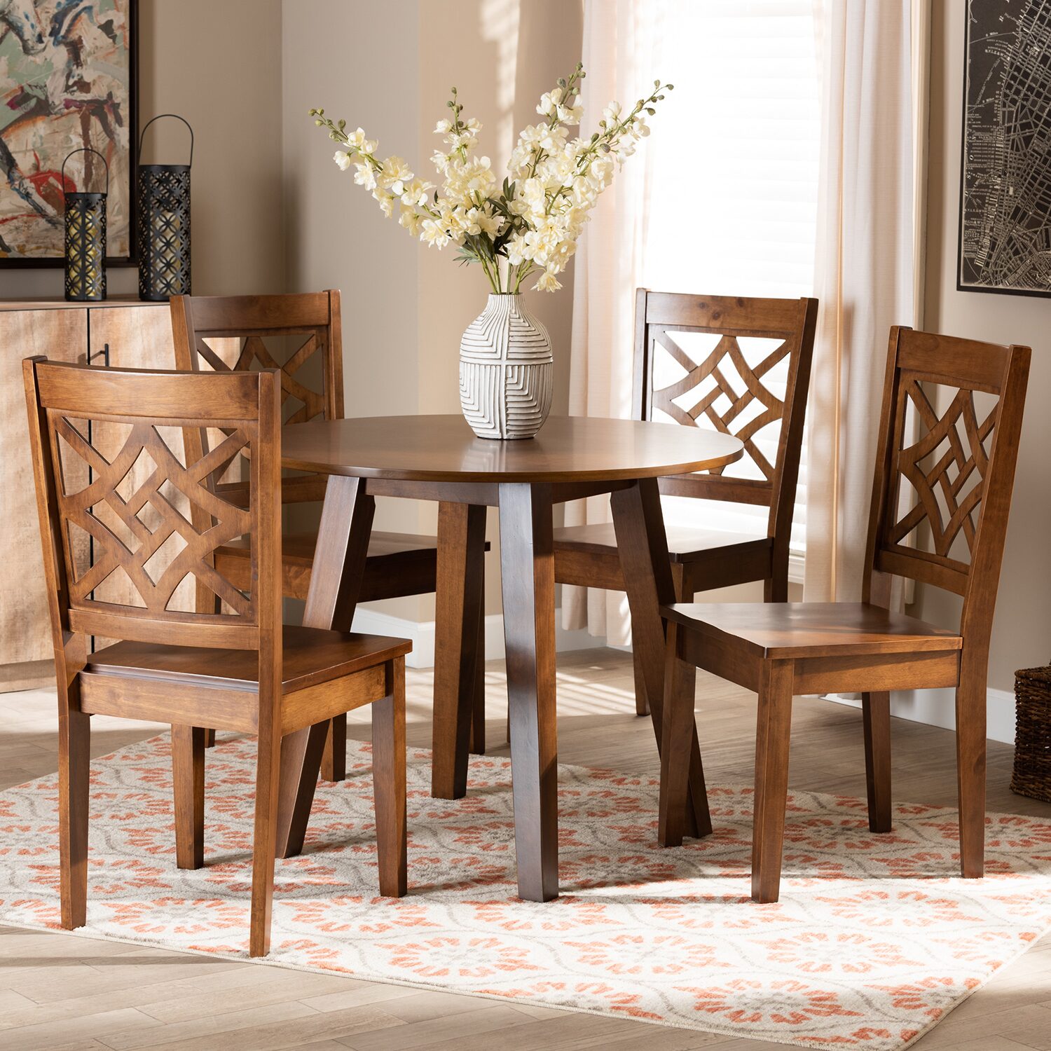 Rava Dining Room Collection 5-pc. Round Set