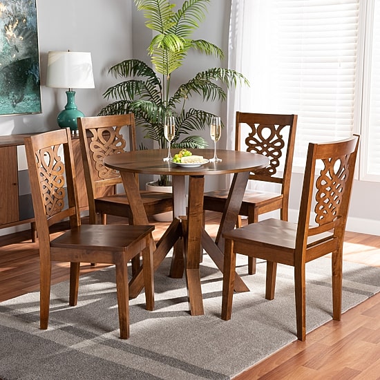 Valda Dining Room Collection 5-pc. Round Dining Set