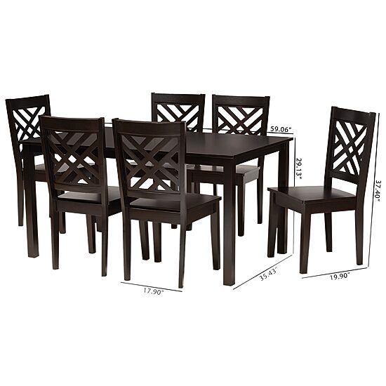 Ani Dining Room Collection 7-pc. Round Dining Set
