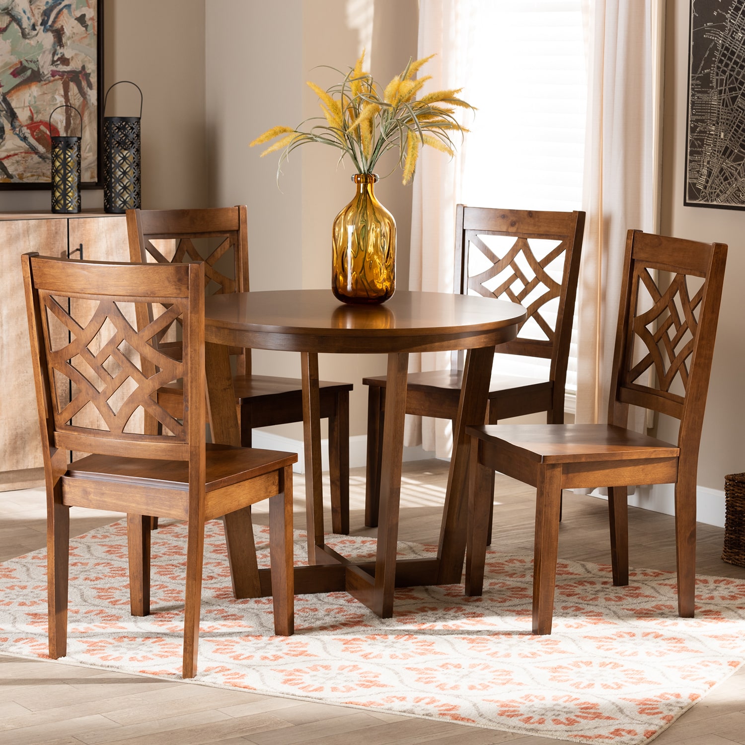 Brava Dining Room Collection 5-pc. Round Set