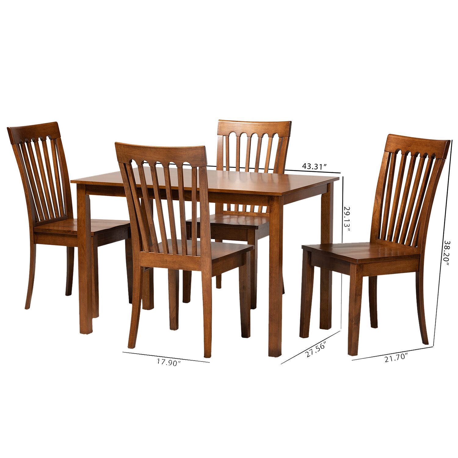 Erion Dining Room Collection 5-pc. Rectangular Set