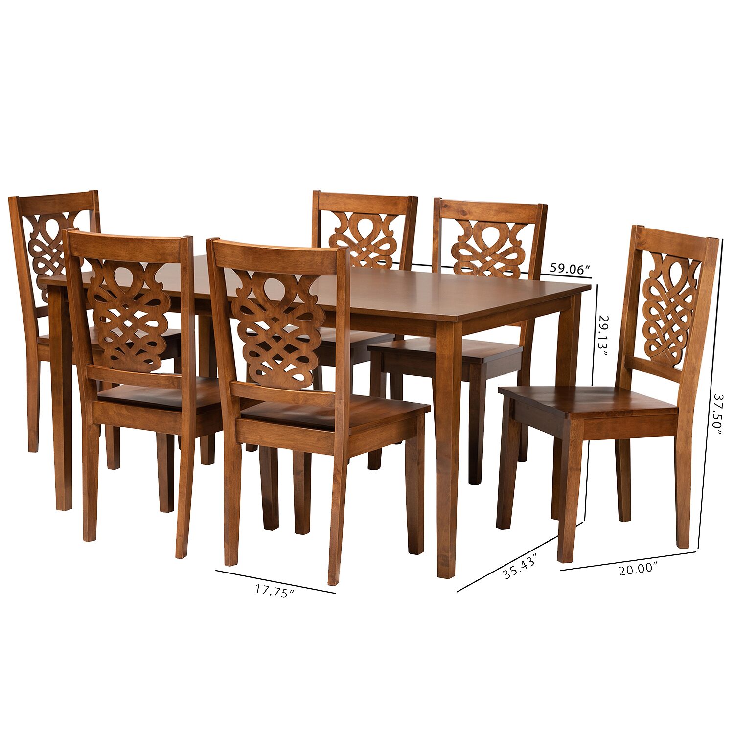 Luisa Dining Room Collection 7-pc. Rectangular Set