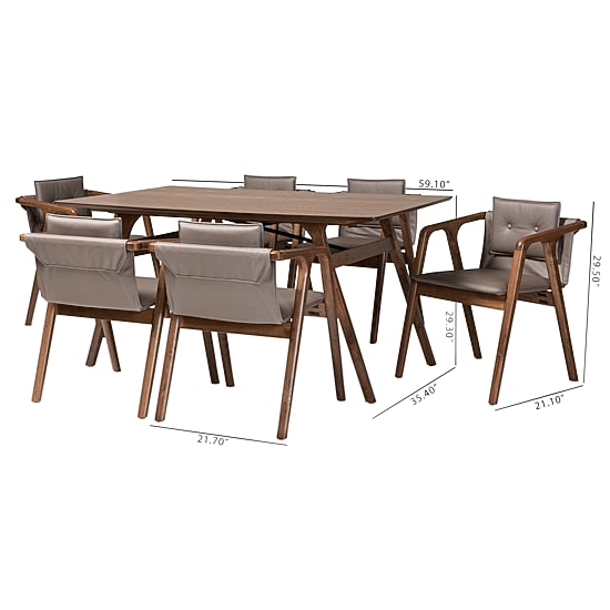 Marcena 7-pc. Rectangular Dining Set