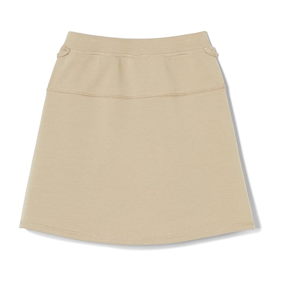 French Toast Little & Big Kid Girls Stretch Fabric Sensory Friendly High Rise Scooter Skirt