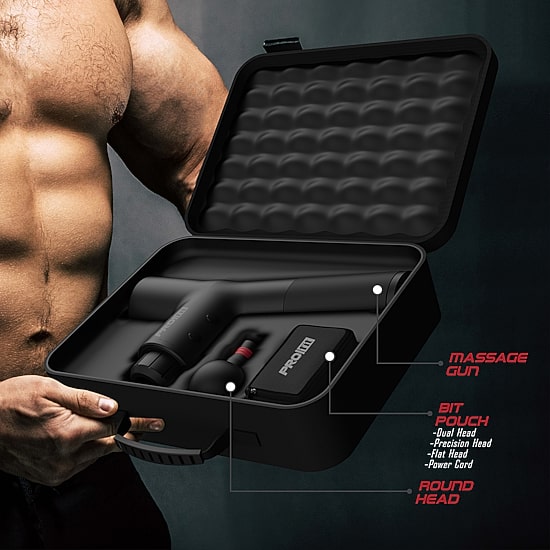 Tzumi Pro Fit Percussion Muscle Massage Gun, Color: Black - JCPenney