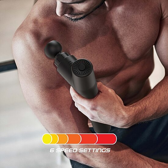 Tzumi Pro Fit Percussion Muscle Massage Gun, Color: Black - JCPenney