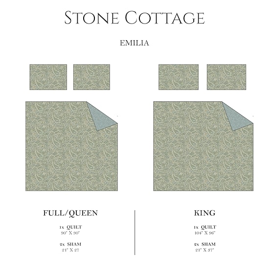 Stone Cottage Emilia Quilt Set