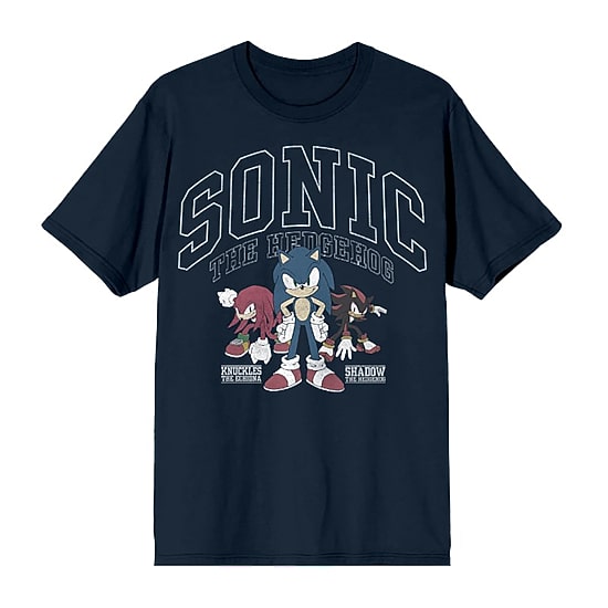 Mens Short Sleeve Sonic the Hedgehog Graphic T-Shirt