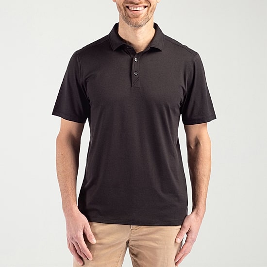 CUTTER & BUCK Mens Regular Fit Short Sleeve Polo Shirt