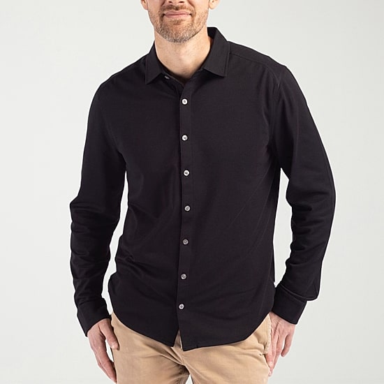 CUTTER & BUCK Mens Regular Fit Long Sleeve Dress Shirt