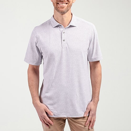 CUTTER & BUCK Mens Regular Fit Short Sleeve Polo Shirt