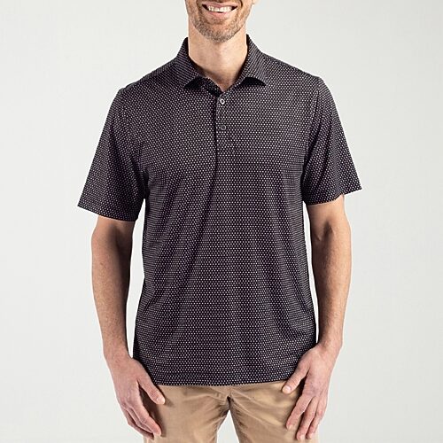 CUTTER & BUCK Mens Regular Fit Short Sleeve Polo Shirt, 3x-large, Black
