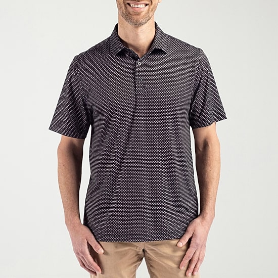 CUTTER & BUCK Mens Regular Fit Short Sleeve Polo Shirt