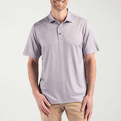 CUTTER & BUCK Mens Regular Fit Short Sleeve Polo Shirt, X-large, Gray