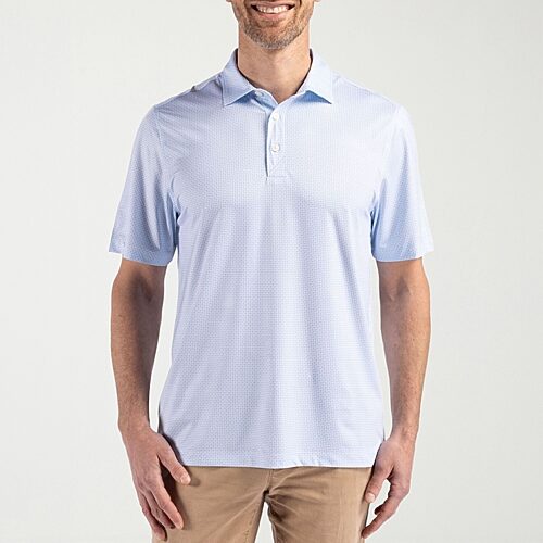 CUTTER & BUCK Mens Regular Fit Short Sleeve Polo Shirt, 3x-large, Blue