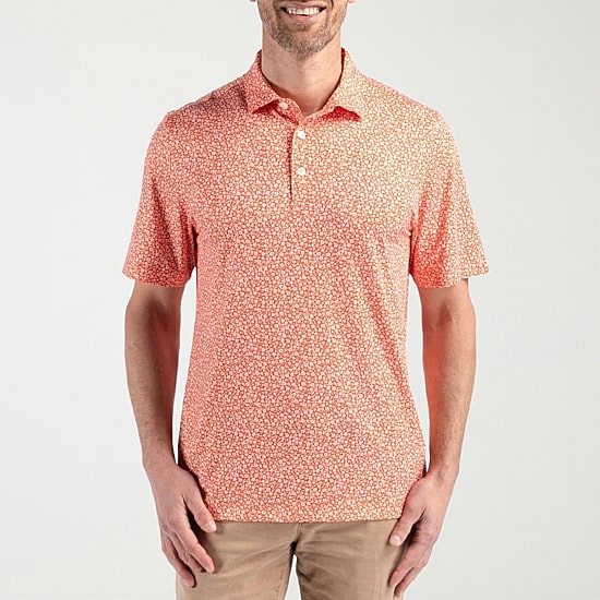 CUTTER & BUCK Mens Regular Fit Short Sleeve Polo Shirt