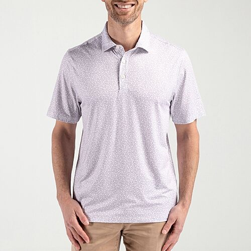 CUTTER & BUCK Mens Regular Fit Short Sleeve Polo Shirt, Xx-large, Gray
