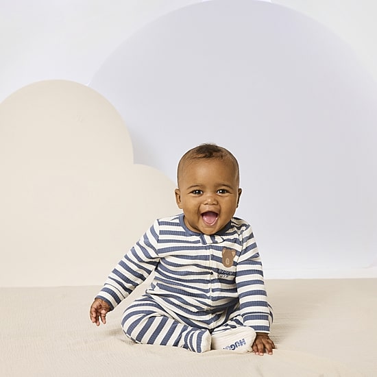 Huggies Baby Boys Striped Sleep and Play