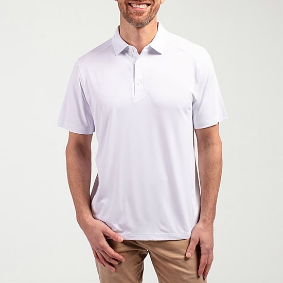 CUTTER & BUCK Mens Regular Fit Short Sleeve Polo Shirt
