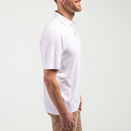 CUTTER & BUCK Mens Regular Fit Short Sleeve Polo Shirt