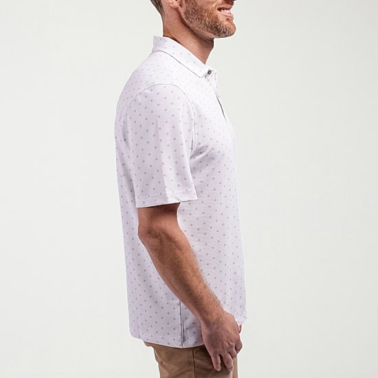 CUTTER & BUCK Mens Regular Fit Short Sleeve Polo Shirt