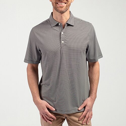 CUTTER & BUCK Mens Regular Fit Short Sleeve Polo Shirt, 3x-large, Black