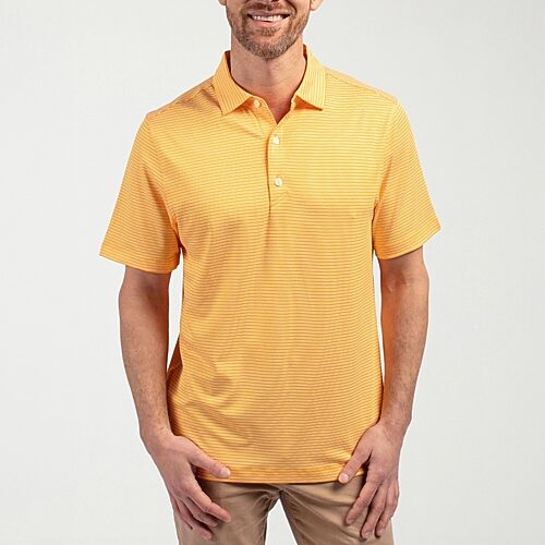 CUTTER & BUCK Mens Regular Fit Short Sleeve Polo Shirt, 3x-large, Yellow