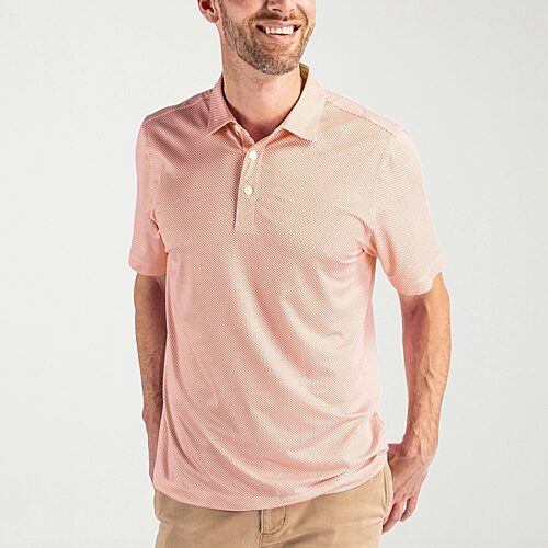 CUTTER & BUCK Mens Regular Fit Short Sleeve Polo Shirt, Medium, White