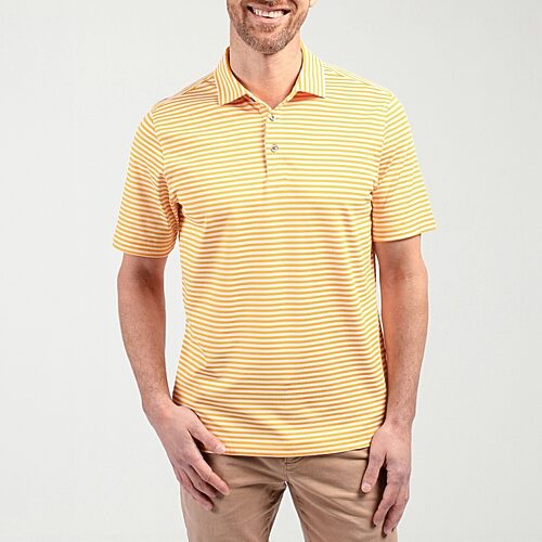 CUTTER & BUCK Mens Regular Fit Short Sleeve Polo Shirt, 3x-large, Yellow