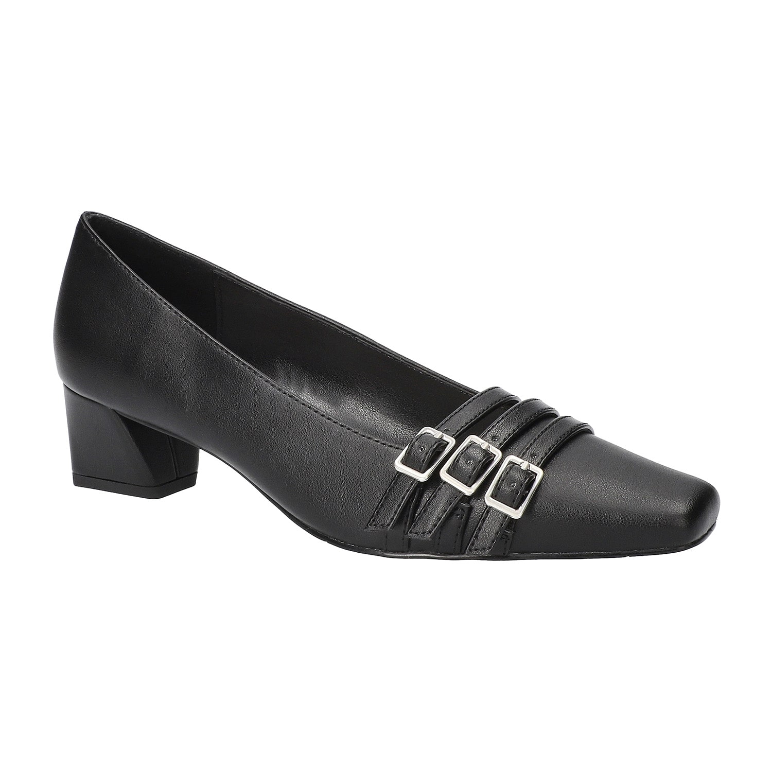 Easy Street Womens Block Heel Booties