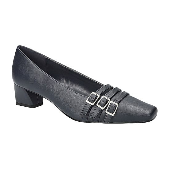 Easy Street Womens Block Heel Booties