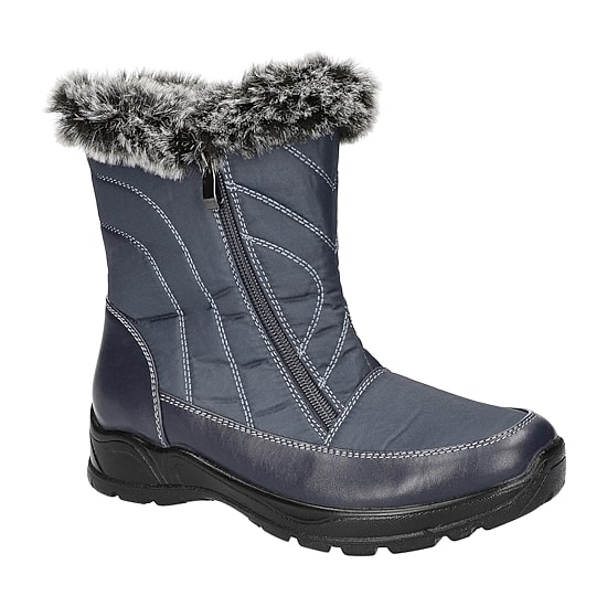 Easy Street Womens Flat Heel Snow Boots