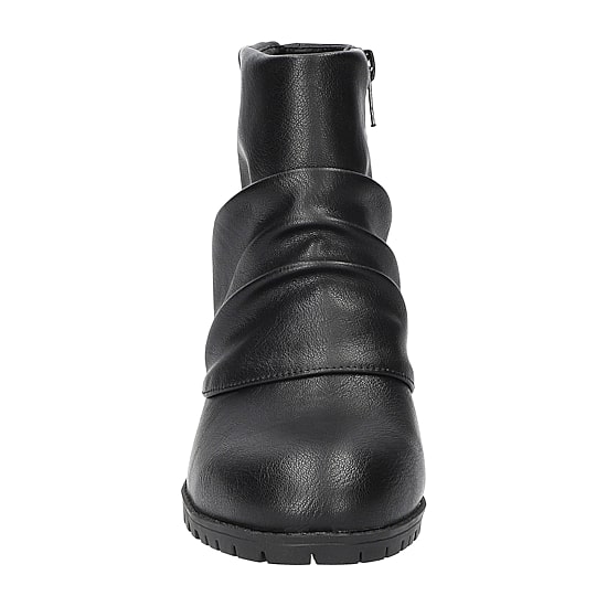 Easy Street Womens Block Heel Booties