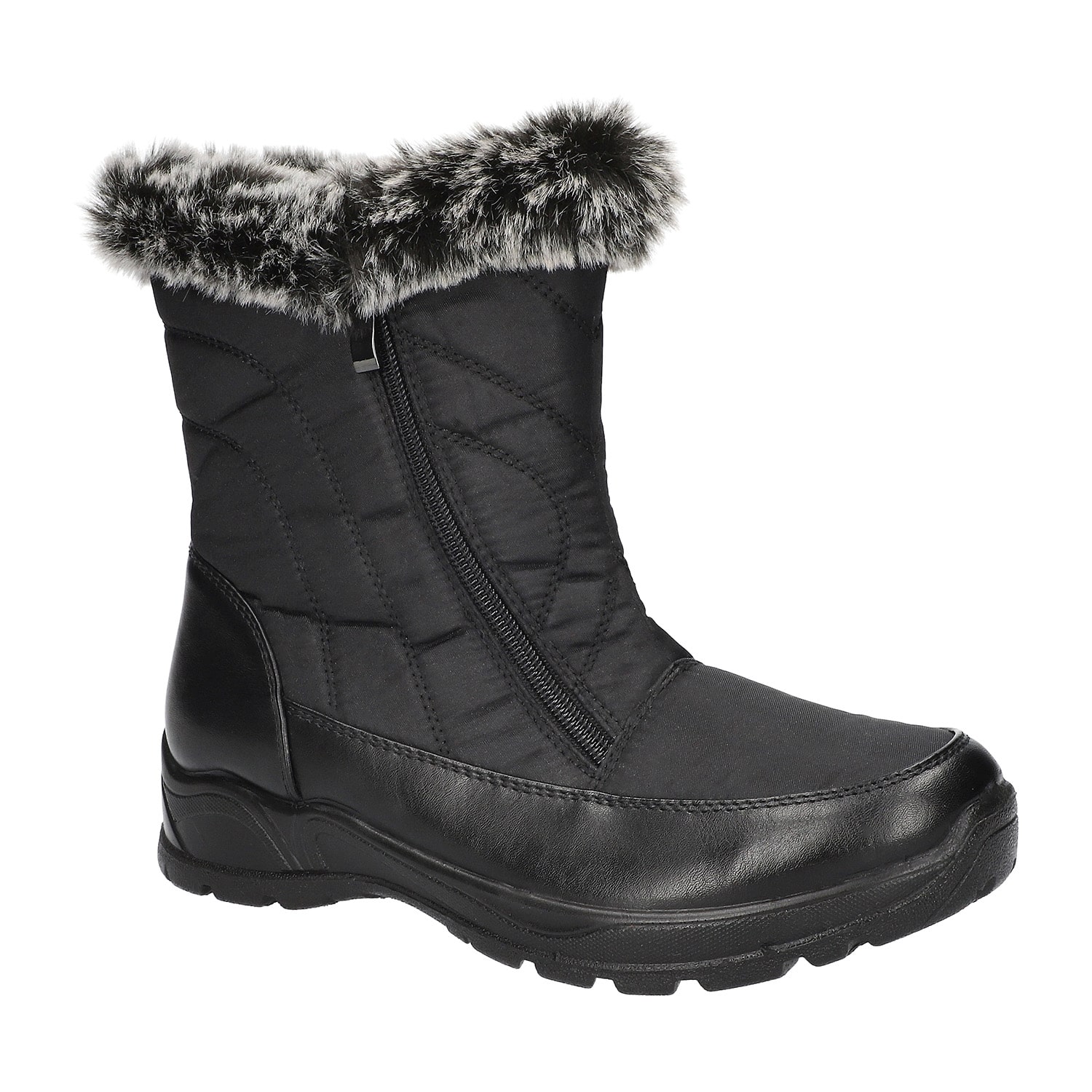 Easy Street Womens Flat Heel Snow Boots