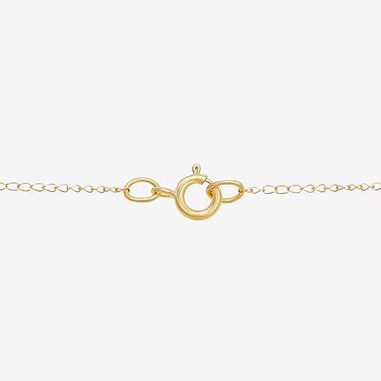 Italian Horn Unisex Adult 10K Gold 18 Inch Pendant Necklace