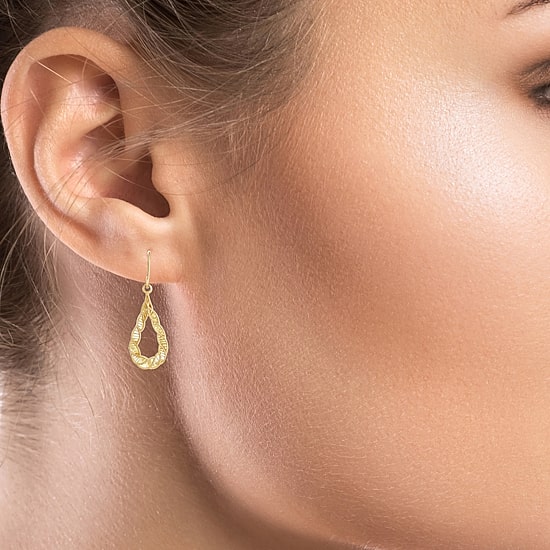Womens 14K Gold Pear 2-pc. Jewelry Set